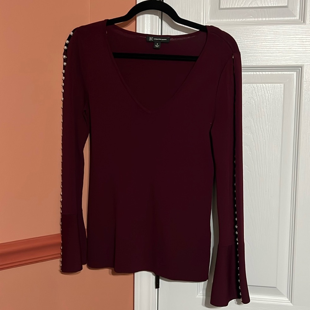 INC women’s V-Neck Blouse. Size Medium.